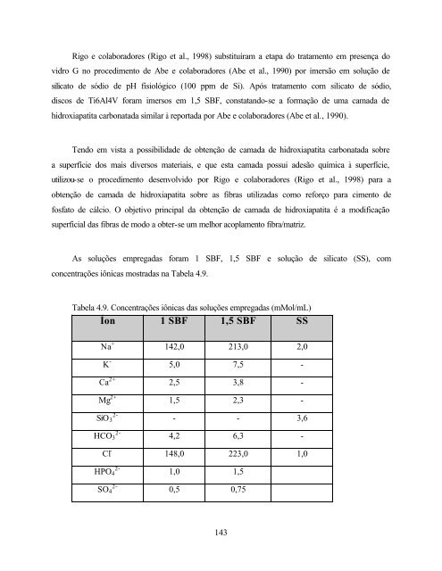 Desenvolvimento de Cimento de Fosfato de Cálcio Reforçado por ...