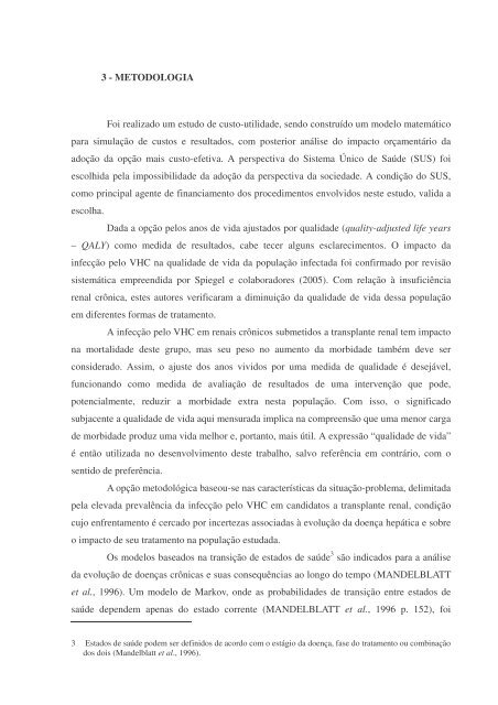 Custo-efetividade do tratamento da infecção pelo vírus da hepatite ...