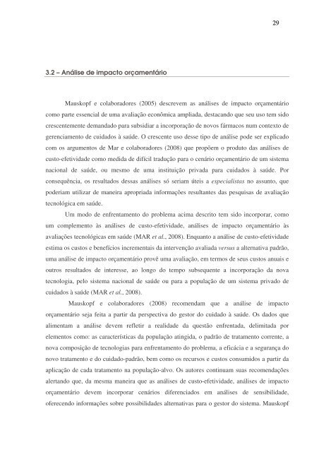 Custo-efetividade do tratamento da infecção pelo vírus da hepatite ...