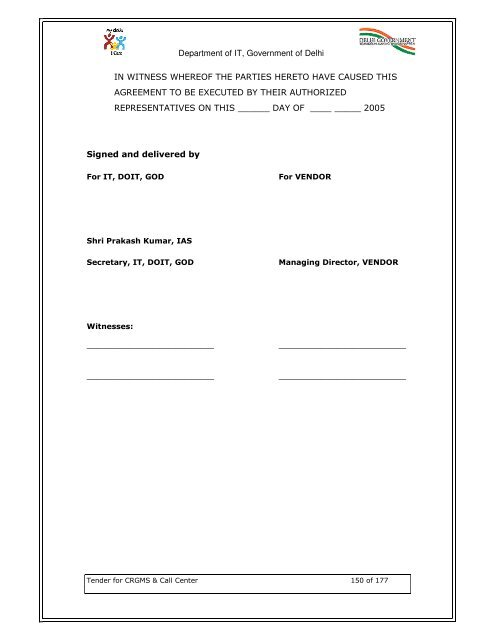 Click to Download the Tender Document for CRGMS & Call Centre.