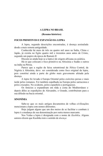 Manual de Leprologia - BVS Ministério da Saúde