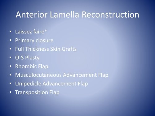 GR Eyelid Reconstruction