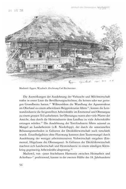 Der Pfarrbericht von Madiswil 1764 / Guido Koller - DigiBern