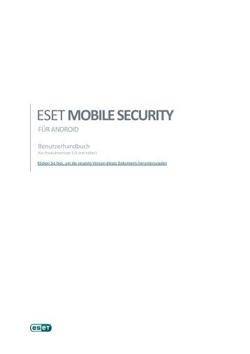 ESET Mobile Security for Android