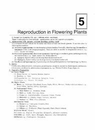 Reproduction in Flowering Plants