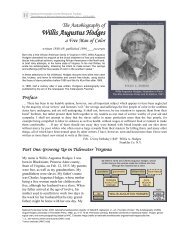 The Autobiography of Willis Augustus Hodges, written 1848-49 ...