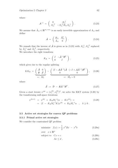 Chapter 3 Quadratic Programming