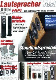 Bedienungsanleitung - Fischer HiFi AG