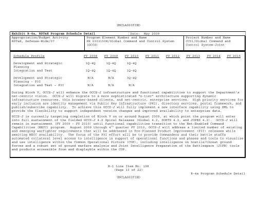 Defense Information Systems Agency - Office of the Under Secretary ...