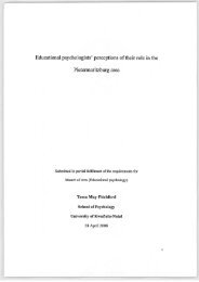 Educational psychologists' perceptions of their role in the ...
