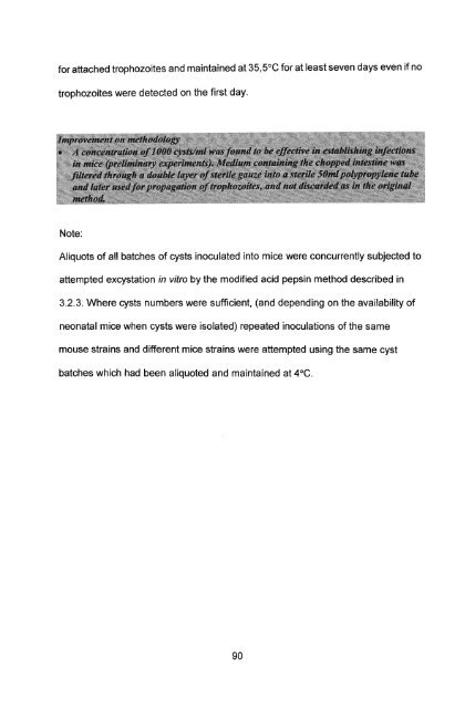 in vitro culture and isoenzyme analysis of giardia lamblia