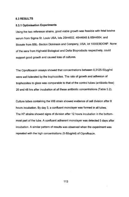 in vitro culture and isoenzyme analysis of giardia lamblia