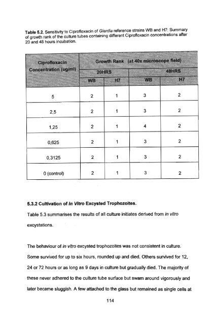 in vitro culture and isoenzyme analysis of giardia lamblia