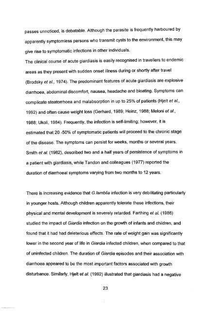 in vitro culture and isoenzyme analysis of giardia lamblia