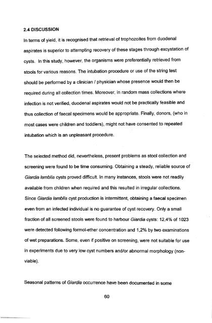 in vitro culture and isoenzyme analysis of giardia lamblia