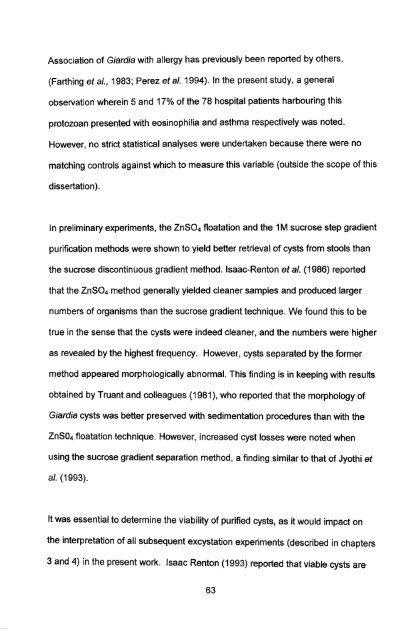 in vitro culture and isoenzyme analysis of giardia lamblia