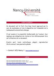 Ce document est le fruit d'un long travail approuvé par le jury de ...