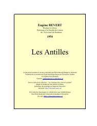 Les Antilles - Les Classiques des sciences sociales - UQAC