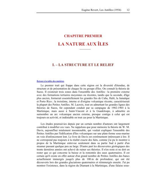 Les Antilles - Les Classiques des sciences sociales - UQAC