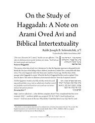 A Note on Arami Oved Avi and Biblical ... - YU Torah Online