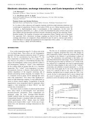 Calculated Exchange Interactions and Curie Temperature of FeCo