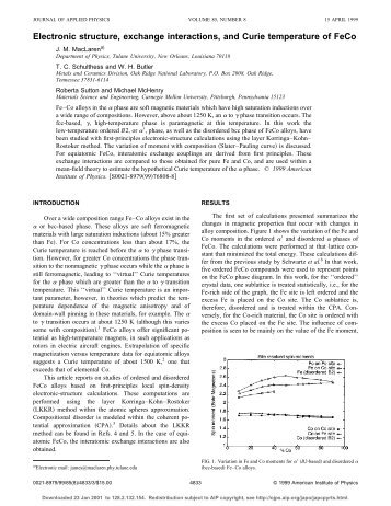 Calculated Exchange Interactions and Curie Temperature of FeCo