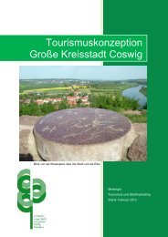 Tourismuskonzeption Große Kreisstadt Coswig