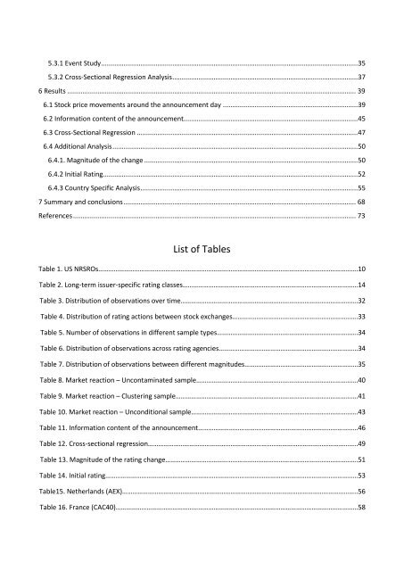 Do Credit Rating Announcements Have Informational Value ...