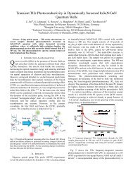 Transient THz Photocon nductivity in Dynamically Screened ... - Orbit