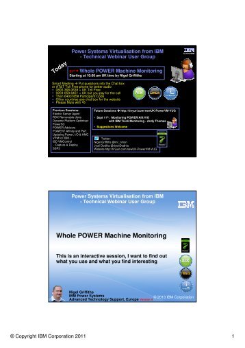 Whole POWER Machine Monitoring - IBM
