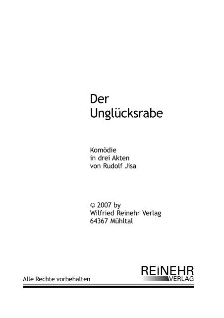 R113 Der Unglücks - Reinehr-Verlag