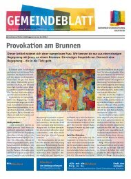 Gemeindeblatt - Reformierte Kirchgemeinde Solothurn