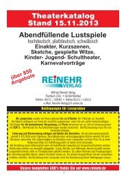 PDF-Katalog - Reinehr-Verlag