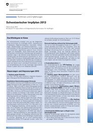 Schweizerischer Impfplan 2013 - Bundesamt für Gesundheit - admin ...