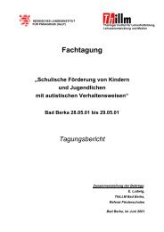 Fachtagung „Schulische Förderung von Kindern und Jugendlichen ...