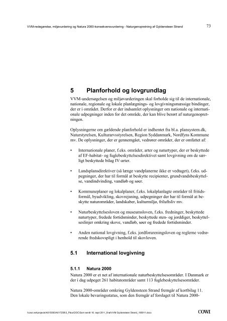 Kommuneplantillæg nr. 6 til kommuneplan 2009 - 2021