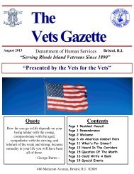 Vets Gazette - August 2013 - STATES
