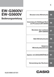 EW-G3600V/ EW-G5600V - Support - Casio