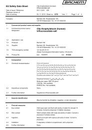 EU Safety Data Sheet C5a Anaphylatoxin (human) trifluoroacetate salt