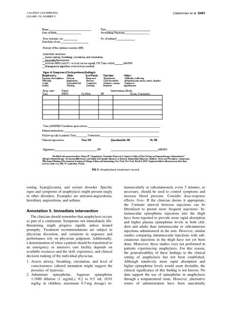 Immunotherapy Safety for the Primary Care ... - U.S. Coast Guard