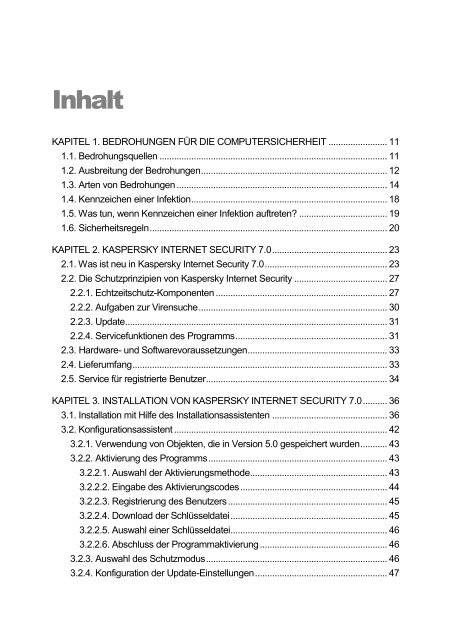 Kaspersky Internet Security 7.0 - Kaspersky Lab