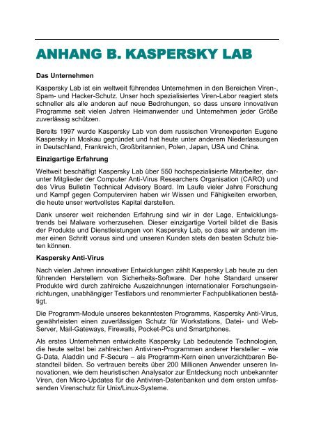 Kaspersky Internet Security 7.0 - Kaspersky Lab