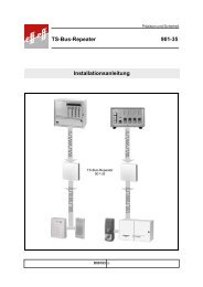 Installationsanleitung TS-Bus-Repeater 901-35 - Assa Abloy