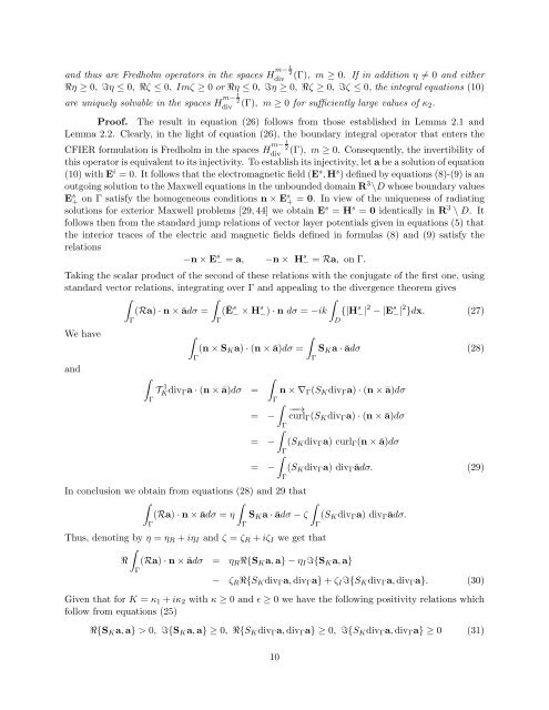 Well-conditioned boundary integral formulations for the ... - Njit