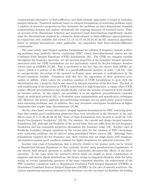 Well-conditioned boundary integral formulations for the ... - Njit