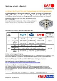 Wichtige Info 69 – Technik - SAF-HOLLAND GmbH