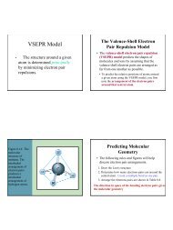 VSEPR Model