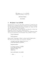 Einführung in LaTeX - Www-com.physik.hu-berlin.de
