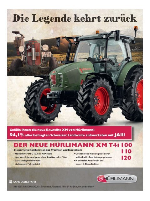 Kubota testen 30 Jahre Jubiläum Plantahof Feldtag 2013 - 100 ...