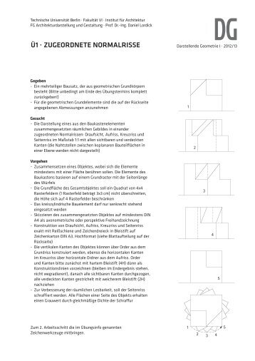 Aufgabenblatt 1, WS 12/13 - architektur